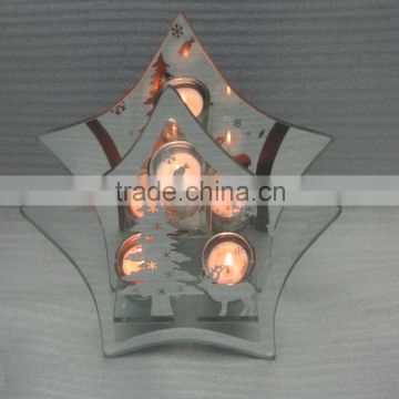 2016 wholesale christmas series pentagram candle holder