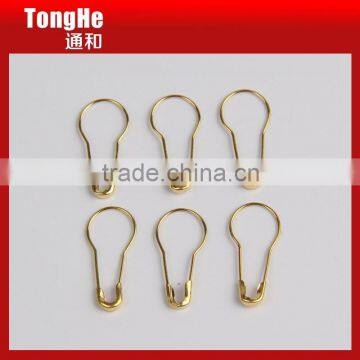 Wholesale Brass golden Pear Safety Pin metal safety pin