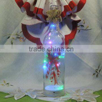 newest designed holiday decorative led wine bottle light