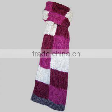 ladies new style Fashion Knitted cashmere scarf