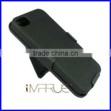 Factory Price Case for Apple IPhone 4 / Iphone 4S Shell Holster Combo Belt Clip Mobile Phone Cover