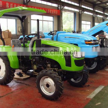 ATV TRACTOR with front loader 4in1 bucket and backhoe,4cylinders,8F+2R shift,with Cabin,heater,fan,fork,blade