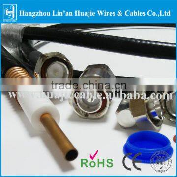 Low loss 7/8" RF feeder cable