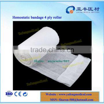 100% Cotton hemostatic gauze bandages products