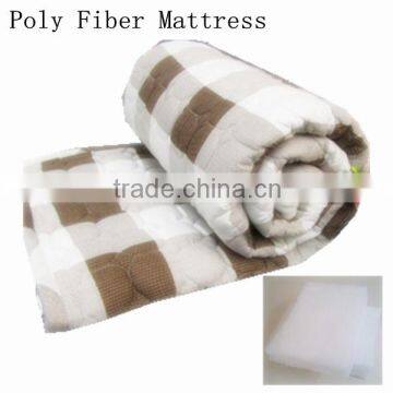 Low price high quality Poly Fiber inner core thin bed mattress topper