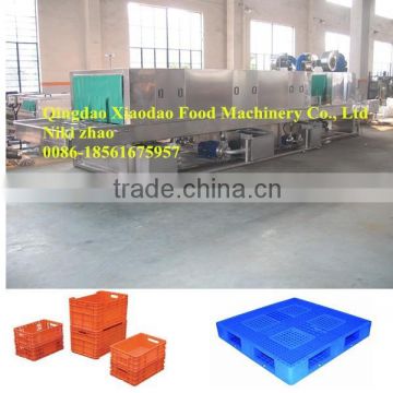 automatic plastic pallets /crates washing machine,plates washing machine,pallet washer