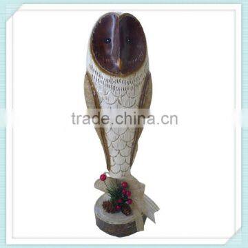 2014 new-style resin bronze owl statue