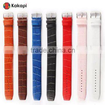 Kakapi Drawing Buckle Genuine Leather Watch Band Wrist Strap With Watchband Converter For 38MM Apple Watch MT-3912