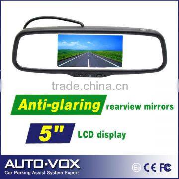 5" HD Car Rear View mirror with High brightness 500cd per quare meter