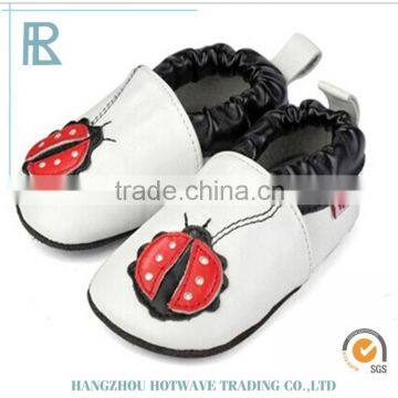 leather sole new style lovely baby shoes