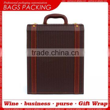 Handmade Classic Red Wine Box Wine Gift Boxes photo-3
