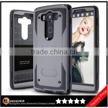 Keno for LG V10 Combo Case Cover Wholesale Cheap Cover for LG V10 Kickstand TPU PC for LG V10 Phone Cases Alibaba Express China