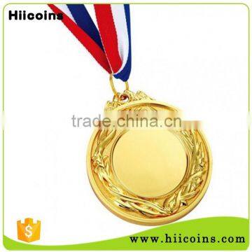 China Manufacturer Wholesale Metal Custom Gold Medal