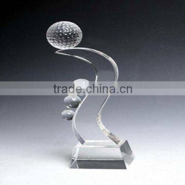 Customized acrylic imitation crystal trophy design