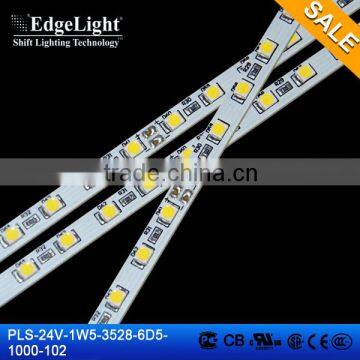 Edgelight 3528 warm white flexible smd led strip , cheap price ul listed led strip , CE/ROHS/UL rigid led strip                        
                                                                                Supplier's Choice