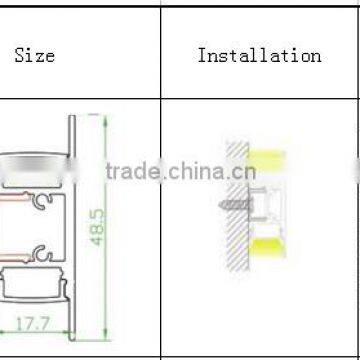 aluminum profile for kitchen cabinet