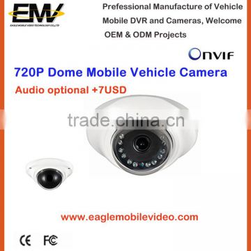 720P Rear View Vehicle Dome IP Bus Camera