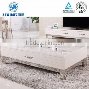 European Market Popular Contemporary White Coffee Table