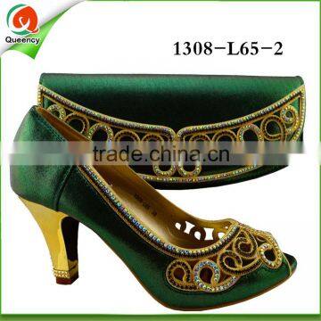 1308-L65 Wholesale African Style Match Shoes and Bags photo-3