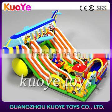 Inflatable Airplane Amusement Park Trampoline,inflatable Trampoline Amusement Rides,inflatable Amusement Rides Equipment photo-2