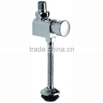 High Quality Brass Urinal Button Flush Valve, Self Closing Valve, Chrome Finish and Wall Mounted