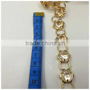 flower shaped chain used for clothes belt chain.