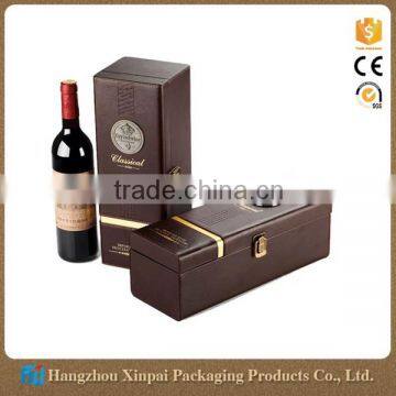 Cheap single bottle wine glass packaging boxes