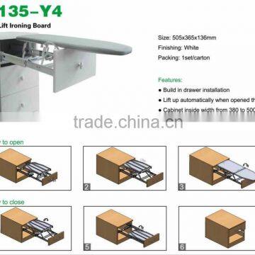 mesh top build in lift up ironing board 1135-Y4