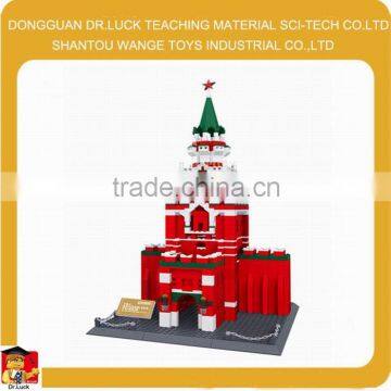 Model toy plastic famous world architecture for kids