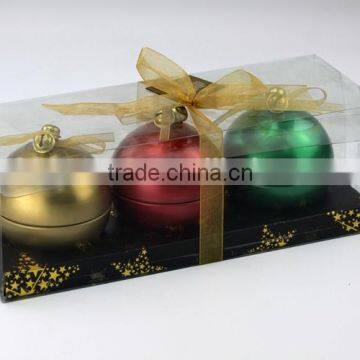 Round Soy Scented Tin Candle With English Style photo-4