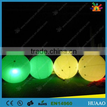 Popular &commercial led light inflatable decoration balloon