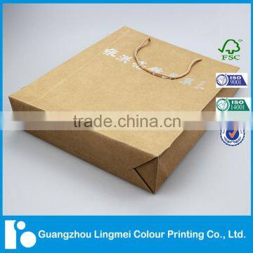 Quality Custom Promotion Kraft Paper Shopping Bag With Logo Printing photo-4