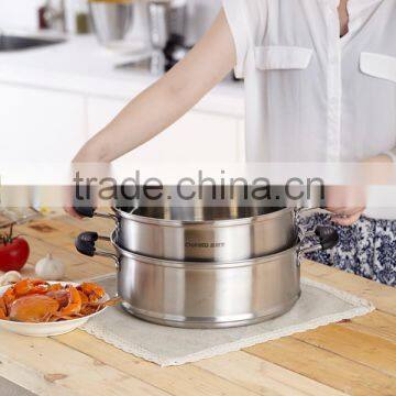 Thick Bottom Nonstick 2layer Stainless Steel Food Steamer Pots photo-3