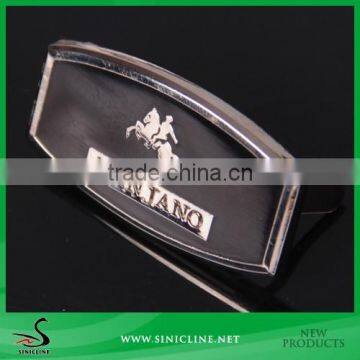 Sinicline Various Style Custom Engraved Logo Metal Plate for Handbags