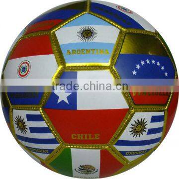 Contemporary best selling stitch pu football ball