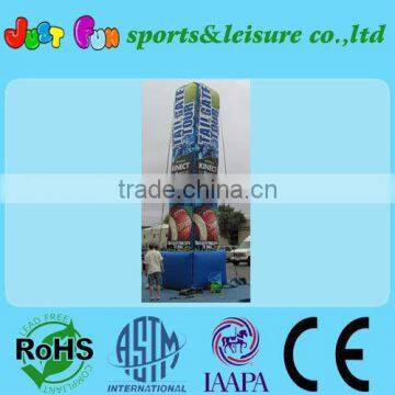 eye-catching advertising inflatable logo tower 30'H