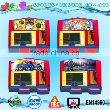 happy birthday bouncy castle modular cheap bounce houses with slide combo for kids