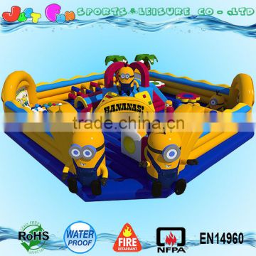 minions inflatable fun city, inflatable playground for child