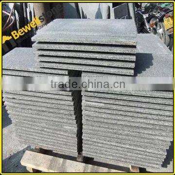 Bullnose g684 black granitepaving stone for outdoor car parking area