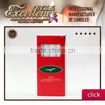 38g white plain paraffin pillar candle for Camerron