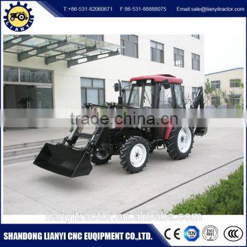 Popular 80Hp Agricultural Tractor With Front End Loader and Backhoe Customized Quality Choice photo-2