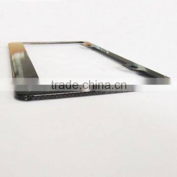 Custom USA Size Stainless Steel Carbon Fiber Film License Plate Frame ,number Plate Frame photo-4