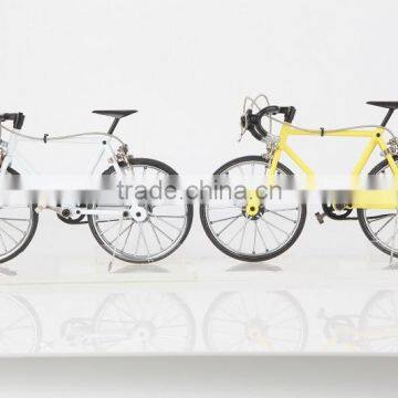 100% pure handmade Girl Bicycle Model Gift Craft, Small bike model