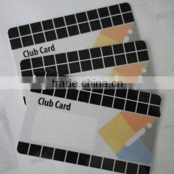 86*54mm round corner full color hard plastic card