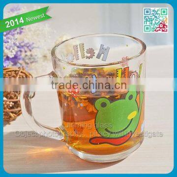 Top quality and cheap drinking tea glass glassware manufacturing cup emo tea cup mug