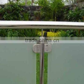 Stainless steel fence handrail post