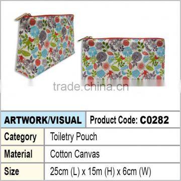 Zipper toiletry pouch