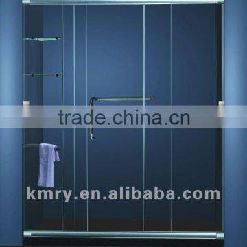 Straight Aluminum Sliding Shower Cabinet (KD6303)