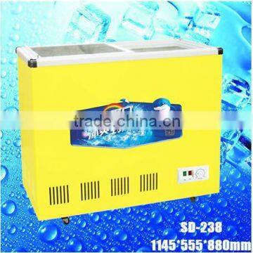 SD-258 Open Top Refrigerator,open Showcase Refrigerator Icecream Fruit Gas Chest Freezer photo-2