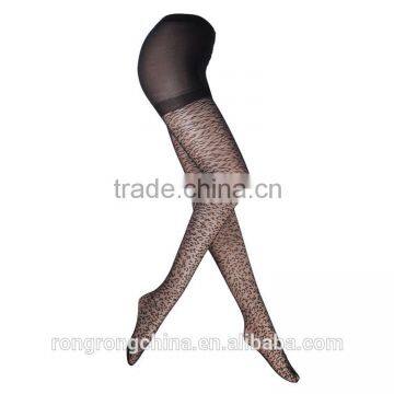 Hot Sell Sex Leopard Jacquard Pantyhose Tights